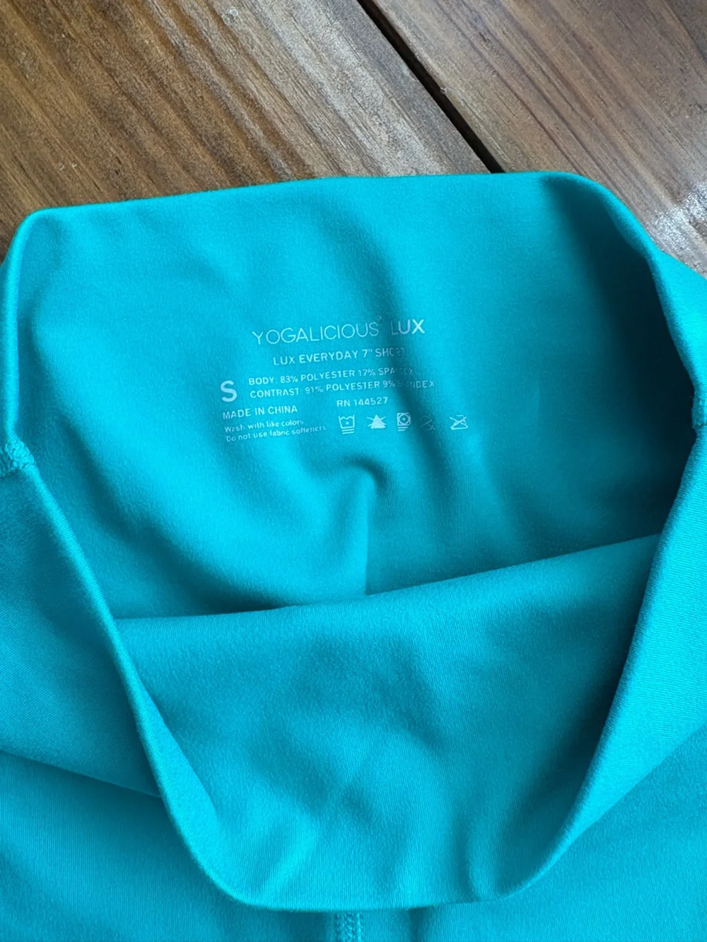 Yogalicious Lux Bright Turquoise Active Leggings